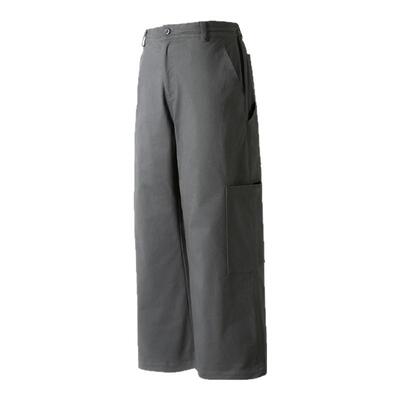 Sinrcrew冬重磅加厚碳磨斜纹阔腿日系工装裤城市通勤复古直筒长裤