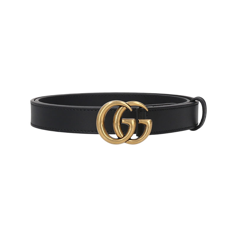 【自营】古驰 GUCCI 女士牛皮革板扣式皮带腰带 409417 AP00T