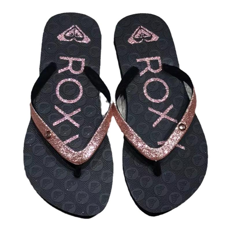 ROXY限量款女童橡胶人字拖