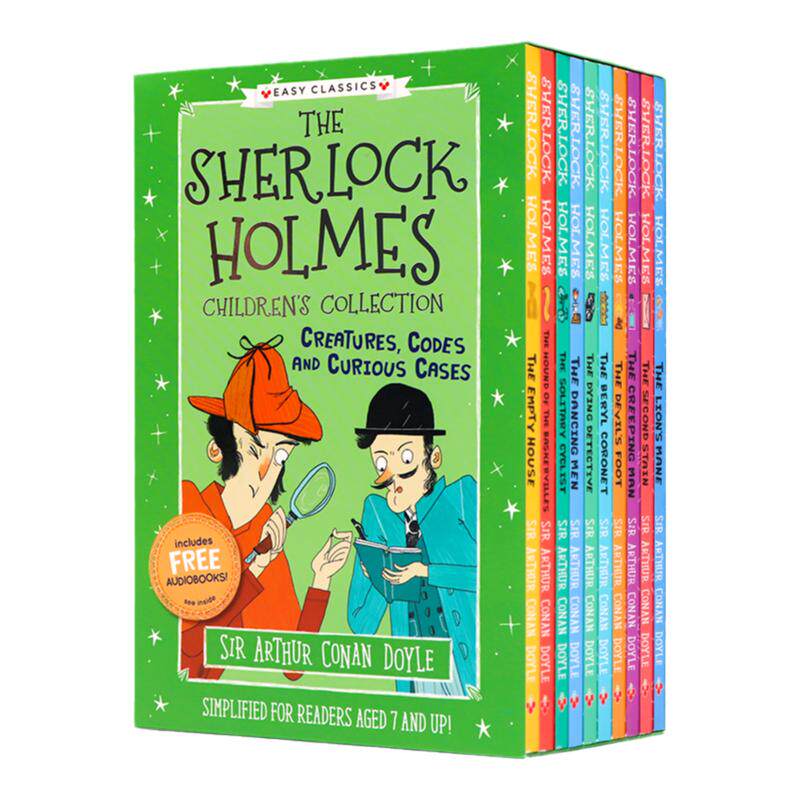 福尔摩斯英文原版探案全集故事10册盒装 第三季 The SHERLOCK HOLMES 经典探案小说课外桥梁书章节书 神探夏洛克 柯南道
