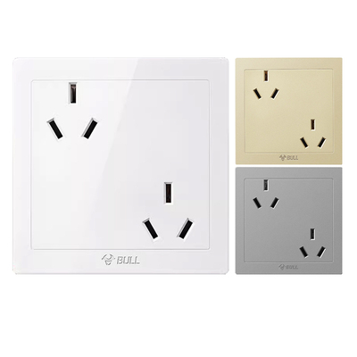 公牛六孔插座86型面板10A/16A