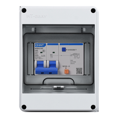 正泰漏电保护器2P断路器防水盒