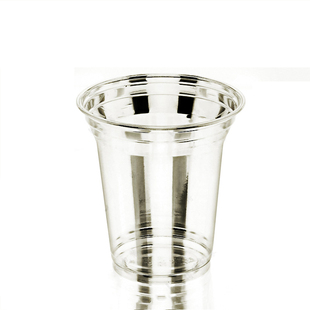 98口径400ml一次性冰咖啡杯美式塑料杯打包外带360ml 奶茶杯定制