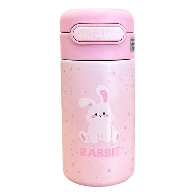 高颜值不锈钢小巧吸管保温杯可爱