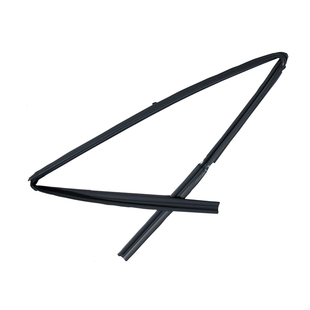 适用于长安铃木雨燕车窗玻璃密封条车门玻璃导轨条泥槽后三角胶条