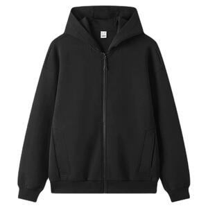 森马情侣针织夹克宽松连帽外套男