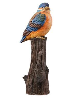 铜树枝小鸟工艺品客厅装饰品摆件