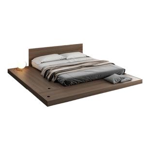 日式榻榻米床1米8双人落地矮床1.5米的床主卧1.2米出租房用地台床