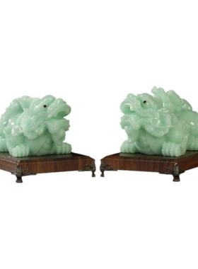 招财聚财貔貅一对家居摆件