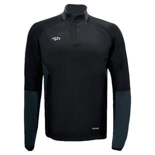 天朗足球TLSS PFM秋冬训练服加厚加绒超声波半拉链套头衫TRS0702