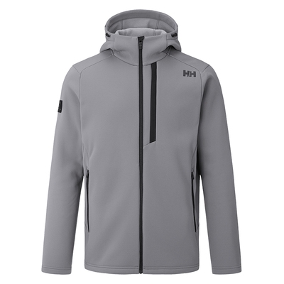 HH男女款基础抓绒连帽款夹克外套