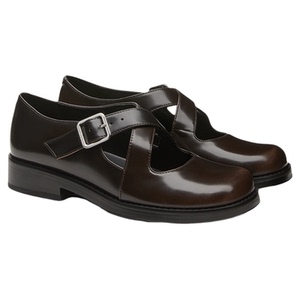 CHARLES&KEITH24冬新款CK1-70920163交叉扣带玛丽珍鞋学院风皮鞋