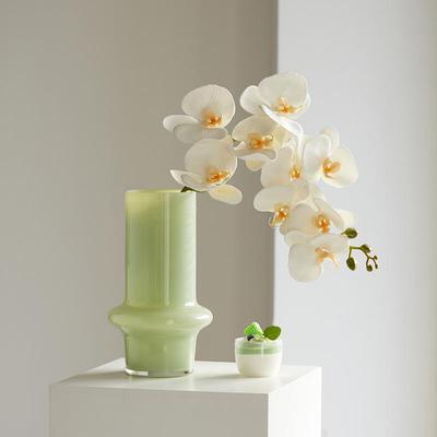 中古玻璃花瓶水培高级感复古简约干花器客厅餐桌插花软装饰品摆件