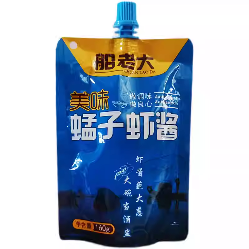 鲜虾酱丹东船老大蜢虾酱160g