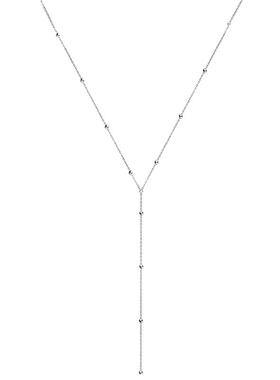 925纯银流苏项链女锁骨链