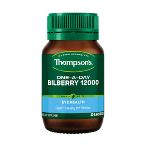 thompsons汤普森蓝莓越橘护眼胶囊30粒精华花青素成人护眼保健品