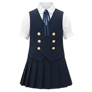 朗诵演讲儿童演出服男女童合唱团表演服装小学生学院风主持人礼服