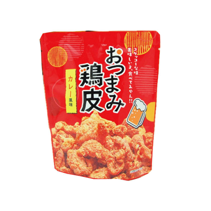 日本休闲小零食炸鸡皮下酒菜柚子