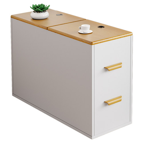 北欧沙发边柜储物柜沙发边几20cm多功能客厅小户型窄长收纳缝隙柜