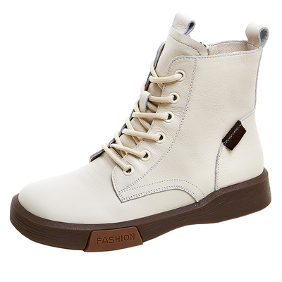 新款加绒保暖太极鞋头层牛皮加厚