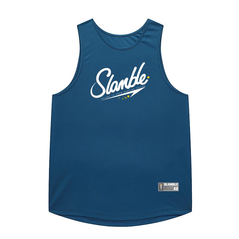 SLAMBLE 运动篮球背心男女夏季美式健身坎肩无袖吸汗速干投篮服潮