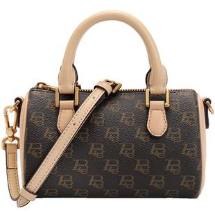 百丽包包女款复古波士顿法棍包送妈妈斜挎手拎通勤手提包X7054CX4