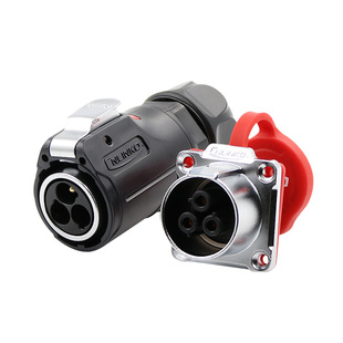 凌科航空插头3芯插座LP24电线防水连接器4 12孔19芯LED显示屏接头