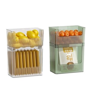 冰箱收纳盒侧门厨房整理盒收纳神器鸡蛋果蔬收纳内侧置物架储物盒