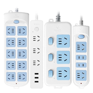 公牛插座插排排插接线板插线板正品旗舰店带线家用多孔延长米线