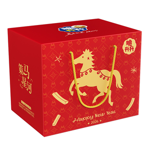 【策马星河】脆升升2026新年礼盒装薯条薯片零食大礼包整箱