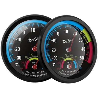 Rep-Shop爬虫温湿度计爬宠饲养箱陆龟蜥蜴守宫蛇饲养盒机械温度计