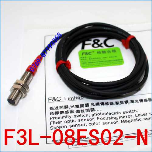 议价F&C嘉准M8接近开关F3L-08ES02-N/N2/P/ P2 R2M三线24V常开NPN