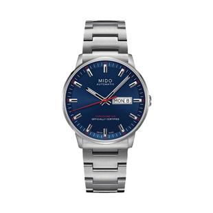 【自营】中古全新未使用美度指挥官系列男表机械手表瑞士腕表蓝盘