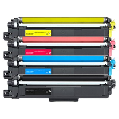 适用兄弟HL-L3210cw L3290cdw粉盒MFC-L3710cw L3735CDN打印机硒鼓DCP-L3550cdw碳粉TN253 TN243国外彩色墨盒