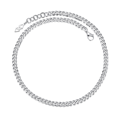 klinklin欧美时尚嘻哈中性古巴链