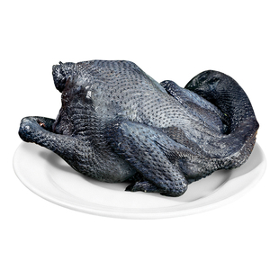 田园膳正宗白羽乌骨鸡新鲜现杀农家散养走地白凤乌鸡土鸡整只炖汤