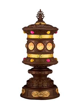 复古宫灯八吉祥观音佛前长明灯