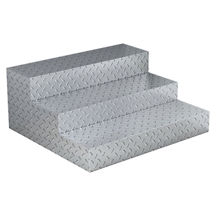 不锈钢防滑台阶脚踏凳工业单双层户外踏步垫脚架202步梯可定制304