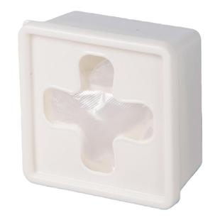 家用厨房收纳盒十字口壁挂置地两用易取物过滤网盒小样杂物整理盒