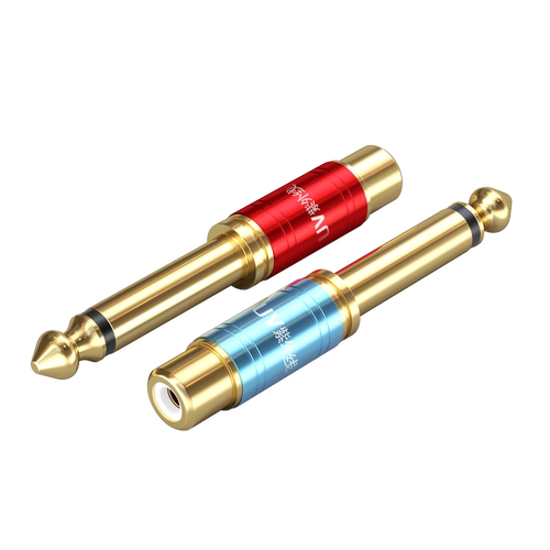 紫外线6.5转莲花rca母头吉他功放音响音箱调音台莲花音频av转接头