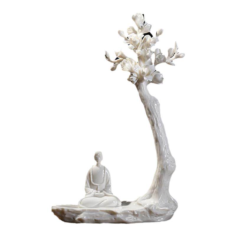 素茗《一花一世界》禅意装饰摆件