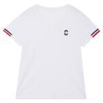 v领白色短袖t恤女2026新款夏季高端女装爆款上衣洋气半袖显瘦体恤