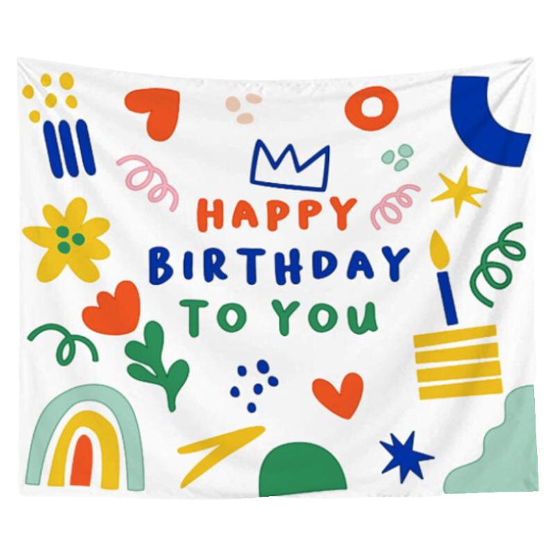 新款韩国ins风生日派对恐龙动物挂布背景布 儿童宝宝派对拍照布置