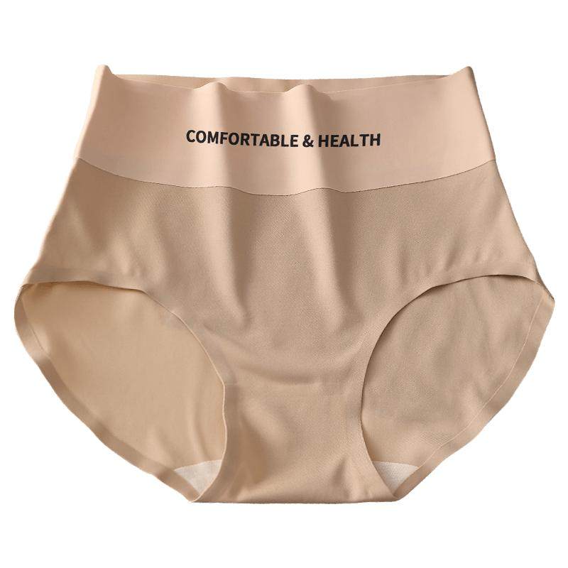 内裤女士高腰收腹女生纯棉抗菌全棉裆性感新款女式冰丝无痕短裤头