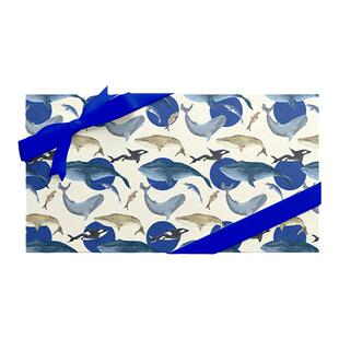 一树文创鲸鱼海洋礼物包装纸大尺寸送朋友520情人节生日礼品包装伴手礼盒礼品纸高级感花束打包DIY包书皮彩纸