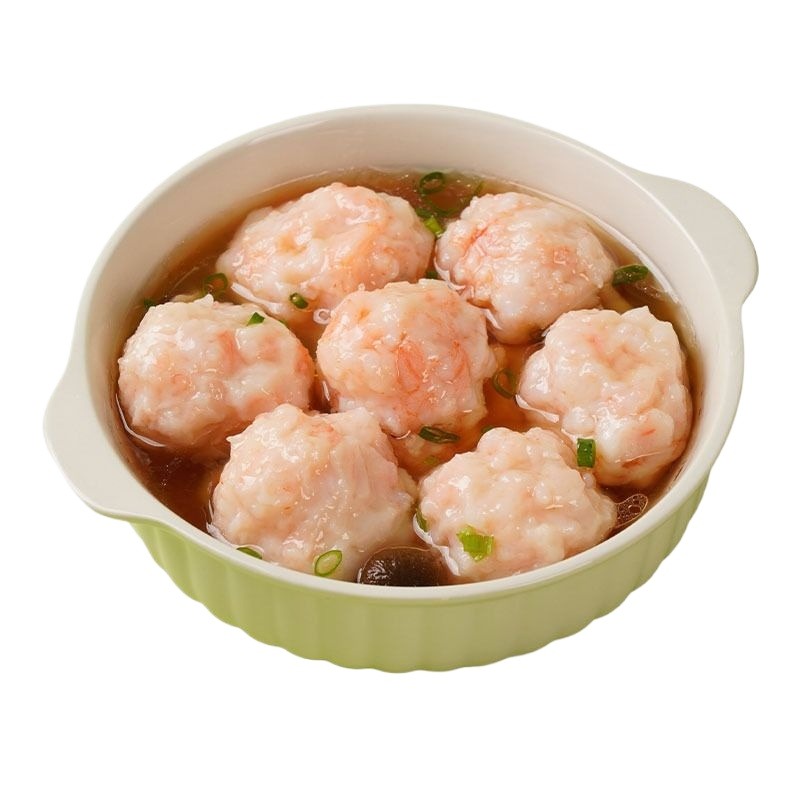 95%含量手打虾滑商用批发火锅食材鲜活冻早餐半成品速食配菜挤袋
