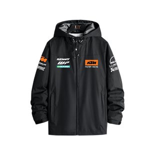 KTM车队MotoGP厂队服外套越野摩托车冬季防风骑行服骑士冲锋衣