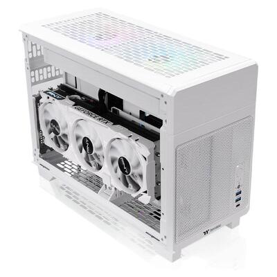 TT玲珑sfx电源机箱TR100电脑台式机Mini小机箱双舱式设计ITX主板