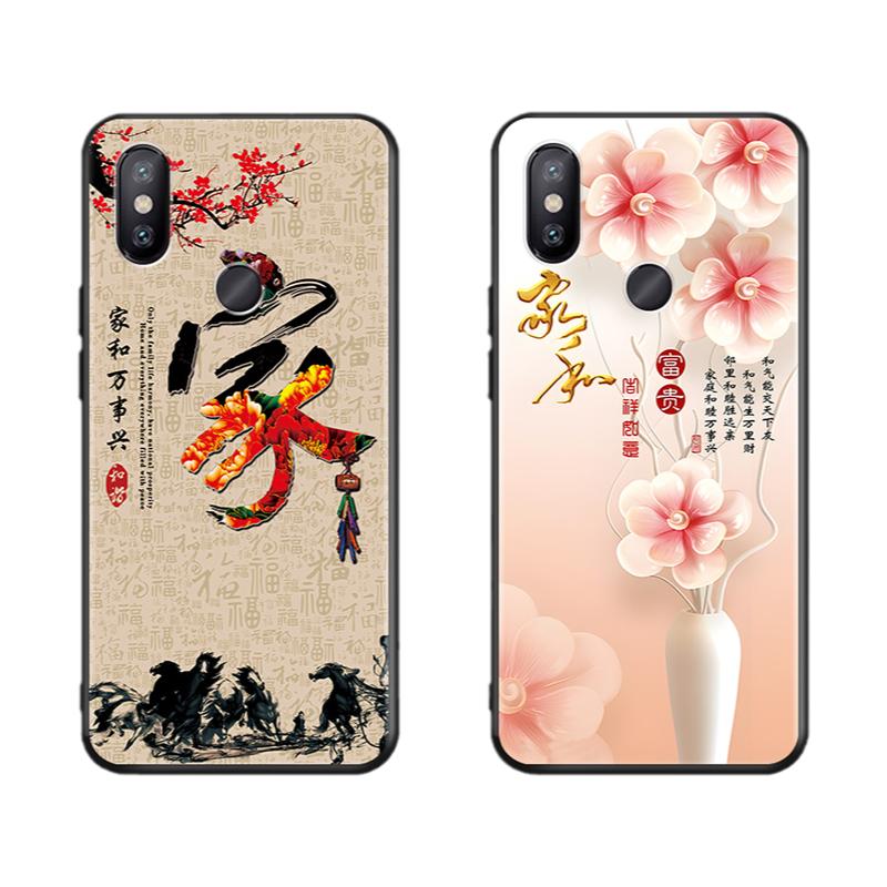 luckrider适用于小米8手机壳m1803e1a/t新款创意磨砂xiaomi8全包防摔xm8彩绘软壳mi8网红ml8国风保护套m8男女
