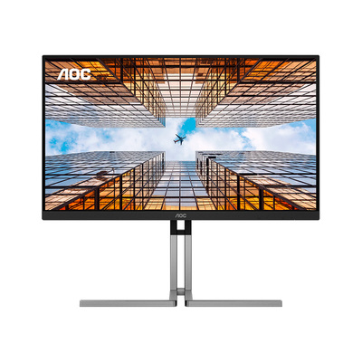 AOC27英寸4K超清显示屏台式电脑液晶显示器设计办公屏幕U27U3D
